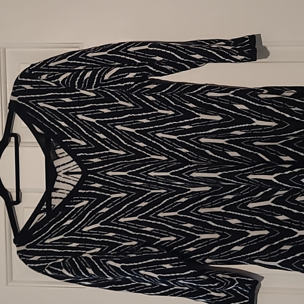 Black & White Sweater Dress